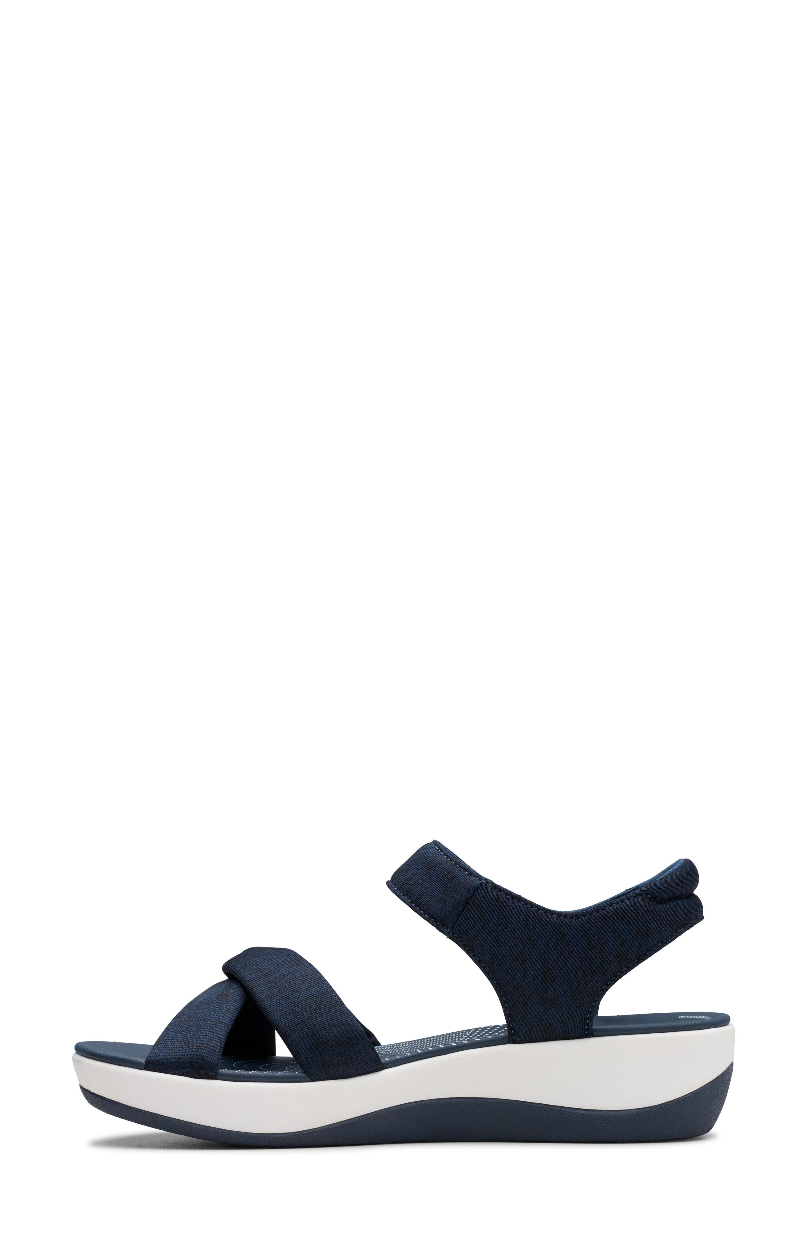 Arla Daisy Sandal, Alternate, color, NAVY