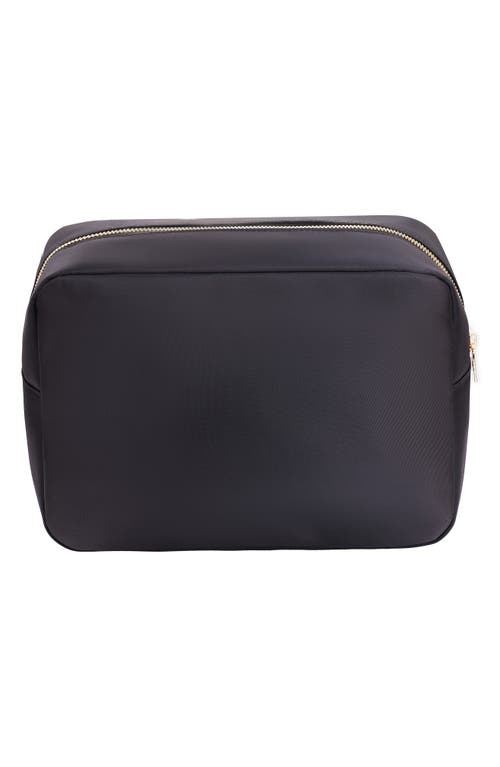 Bloc Bags Xl Lipstick Patch Cosmetic Bag With Insert In Black