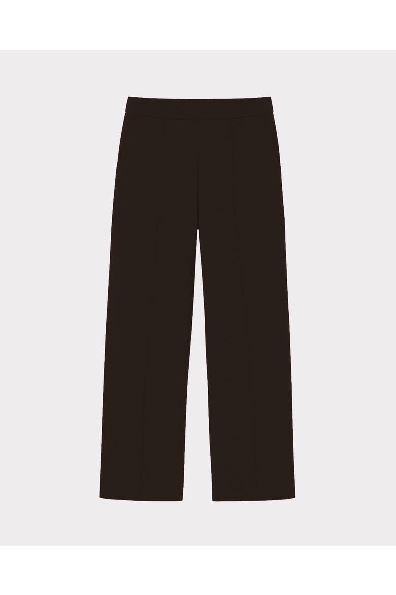 Ponte Wide Leg Pants, Alternate, color, Espresso