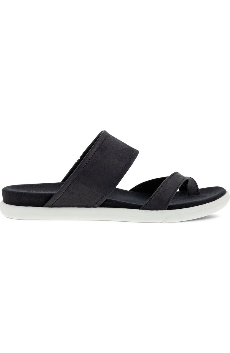 ECCO Damara Toe Loop Leather Slide Sandal, Alternate, color,