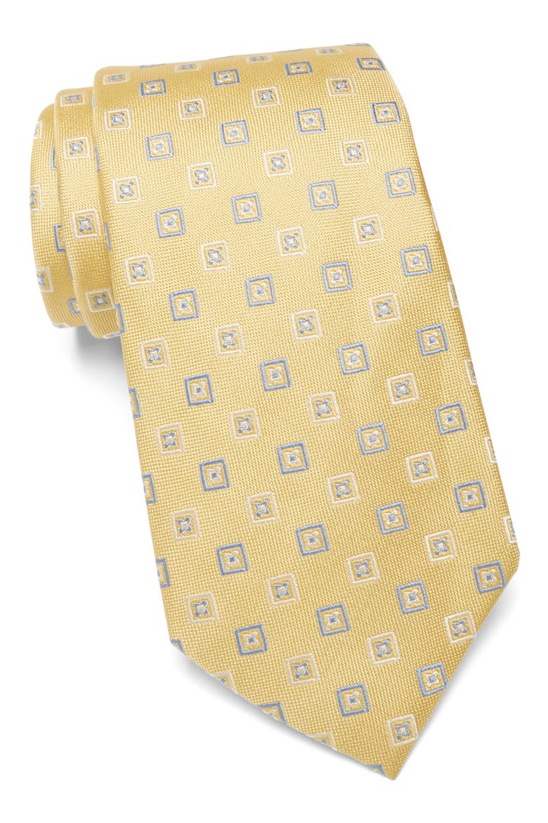 Box Pattern Silk Tie (Men) | Nordstromrack