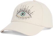 Kurt Geiger London Evil Eye Embellished Adjustable Baseball Cap