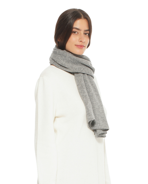 Monticelli Cashmere Pure Cashmere Cloud-soft Scarf In Gray