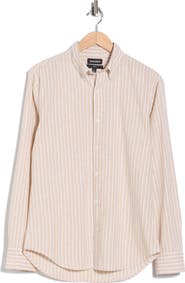 Bonobos Everyday Slim Fit Cotton & Linen Long Sleeve Button-Down Shirt