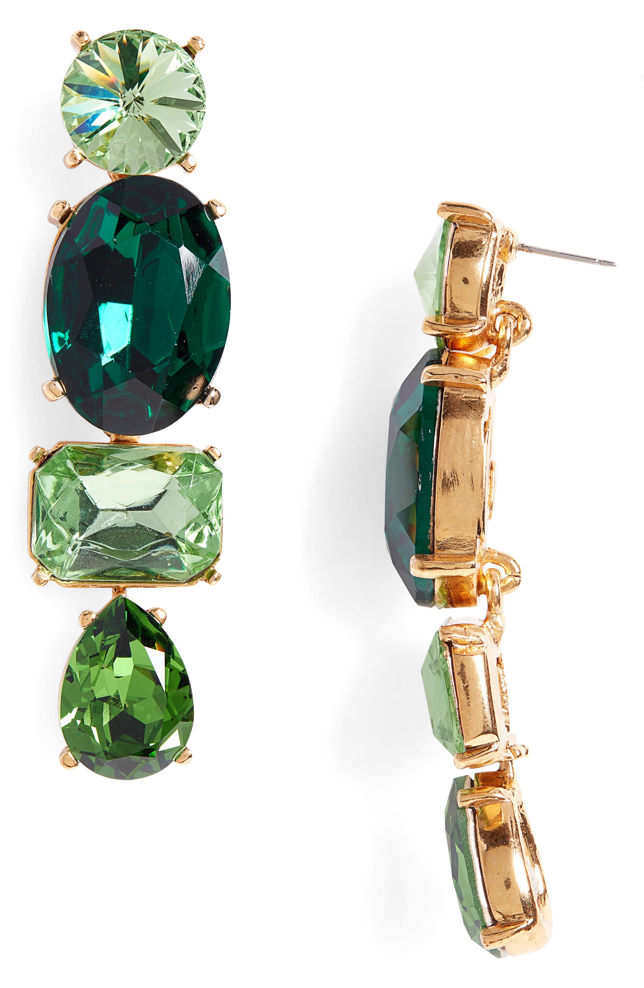 Oscar de la Renta Crystal Baroque Drop Earrings (Women) | Nordstrom