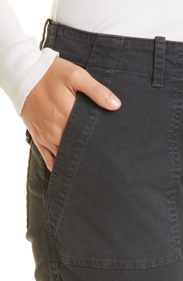 Nili Lotan Jenna Slim Crop Stretch Twill Pants, Alternate, color, 