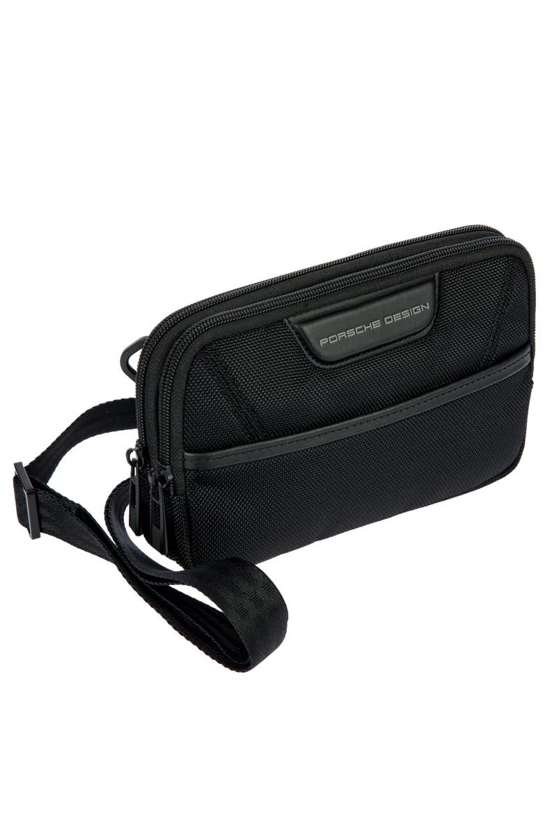 'PORSCHE DESIGN by Bric's Roadster EVO Travel Pouch, Main, color, Black