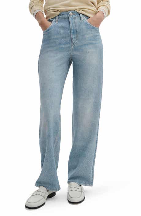Miramar Shea Wide Leg Cotton Terry Sweatpant Jeans