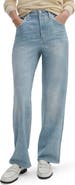 rag & bone Miramar Shea Wide Leg Cotton Terry Sweatpant Jeans