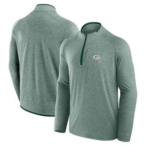 Unisex Fanatics Green Green Bay Packers Front Office Performance Primary Quarter-Zip Jacket