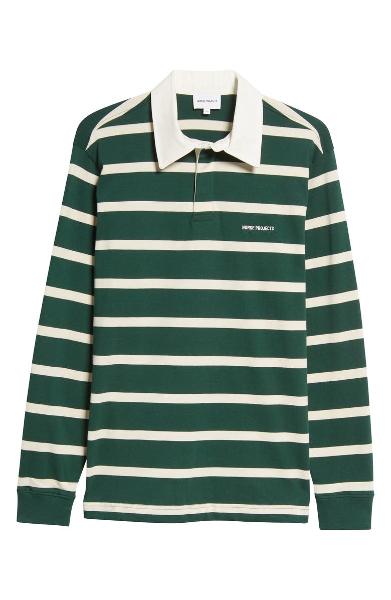 Norse Projects Ruben Bold Stripe Knit Polo, Alternate, color,