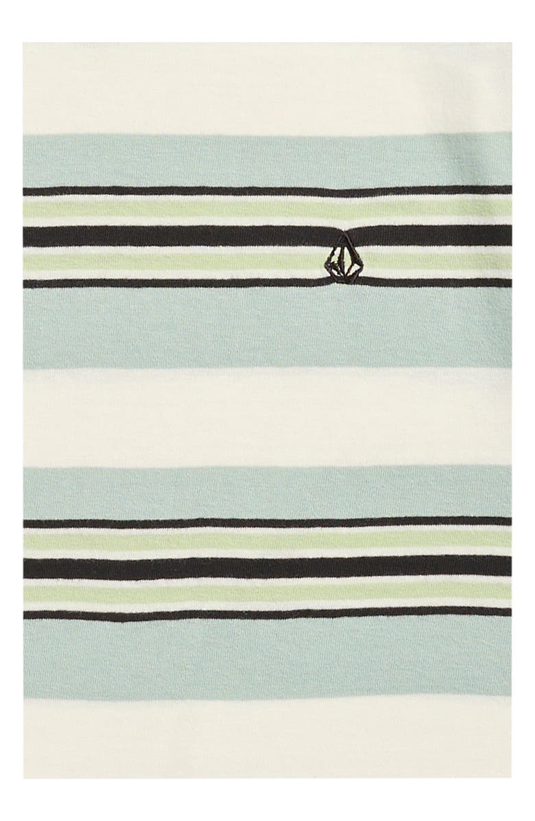 Volcom Kids' Excluder Stripe Cotton T-Shirt, Alternate, color, Off White