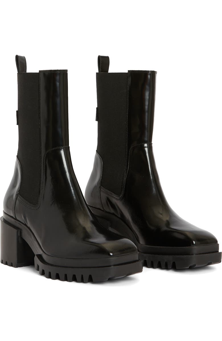 AllSaints Skarlet Block Heel Chelsea Boot, Main, color,