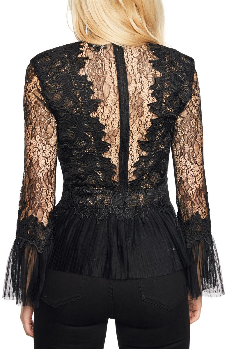 Bardot Francesca Lace Top, Alternate, color,