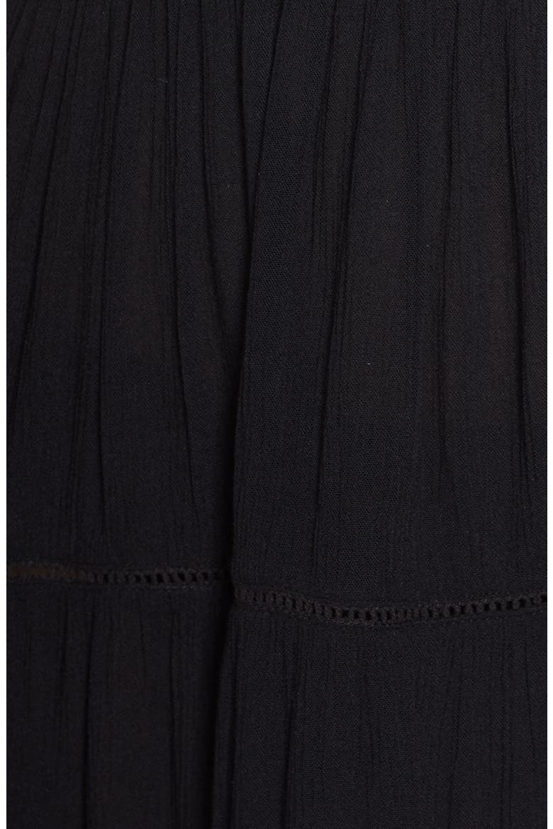 Cover-Up Minidress, Alternate, color, BLACK