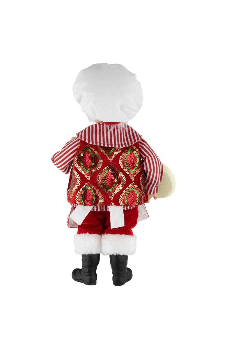 Northlight Chef Elf with Baked Goods Christmas Figure - 12", Alternate, color, Red