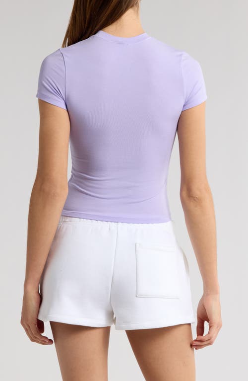 Florence By Mills Crewneck Stretch T-shirt In Millie Lavender