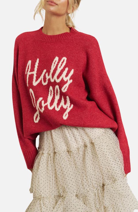 Holly Jolly Pullover Sweater