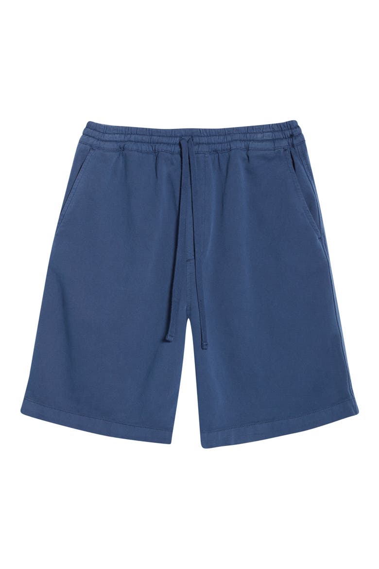 Floyde Lyocell & Cotton Twill Drawstring Shorts, Alternate, color, BLUE RIVER (GARMENT DYED)