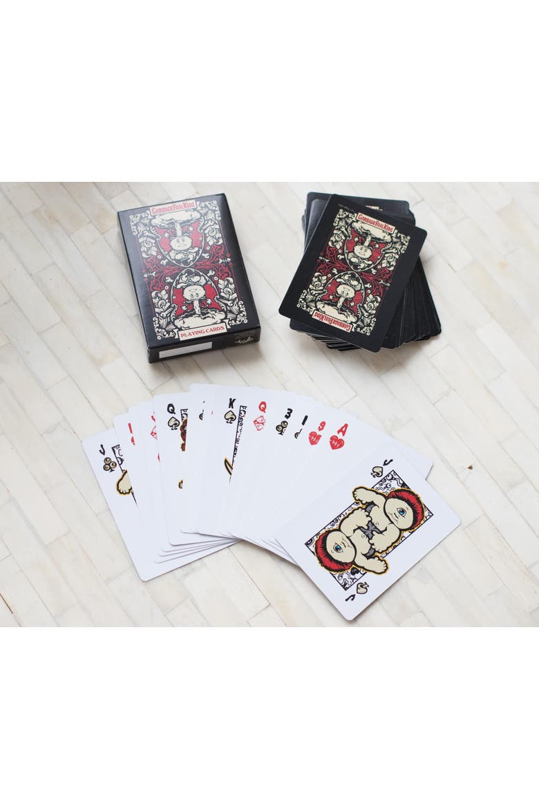 Garbage Pail Kids Playing Cards Designed By Hydro74 | 52 Card Deck + 2 Jokers, Alternate, color, Black