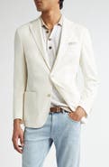 Eleventy Unstructured Linen & Cotton Sport Coat