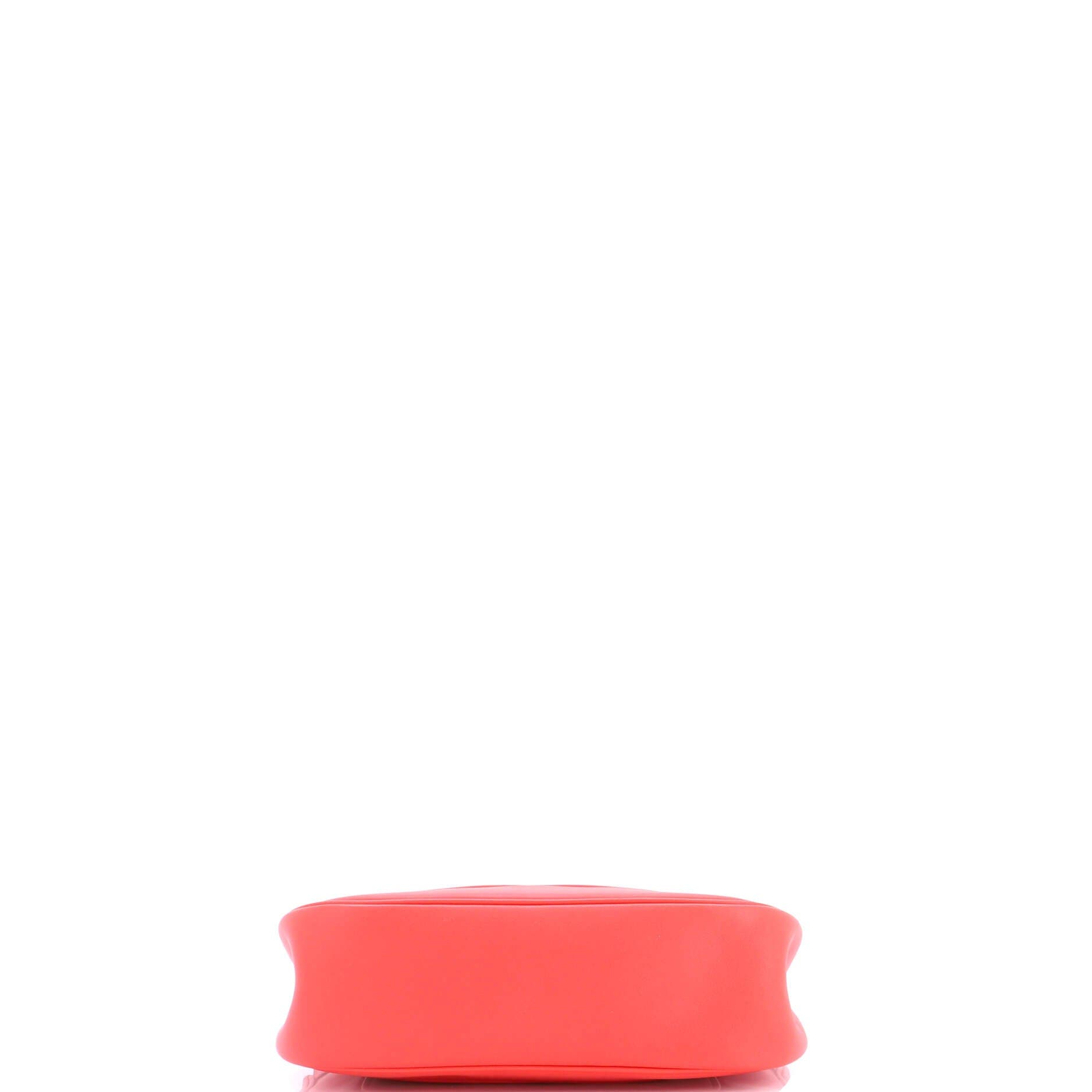 Pre-Owned Hermes Berline Bag Swift 28, Alternate, color, Rouge Tomate