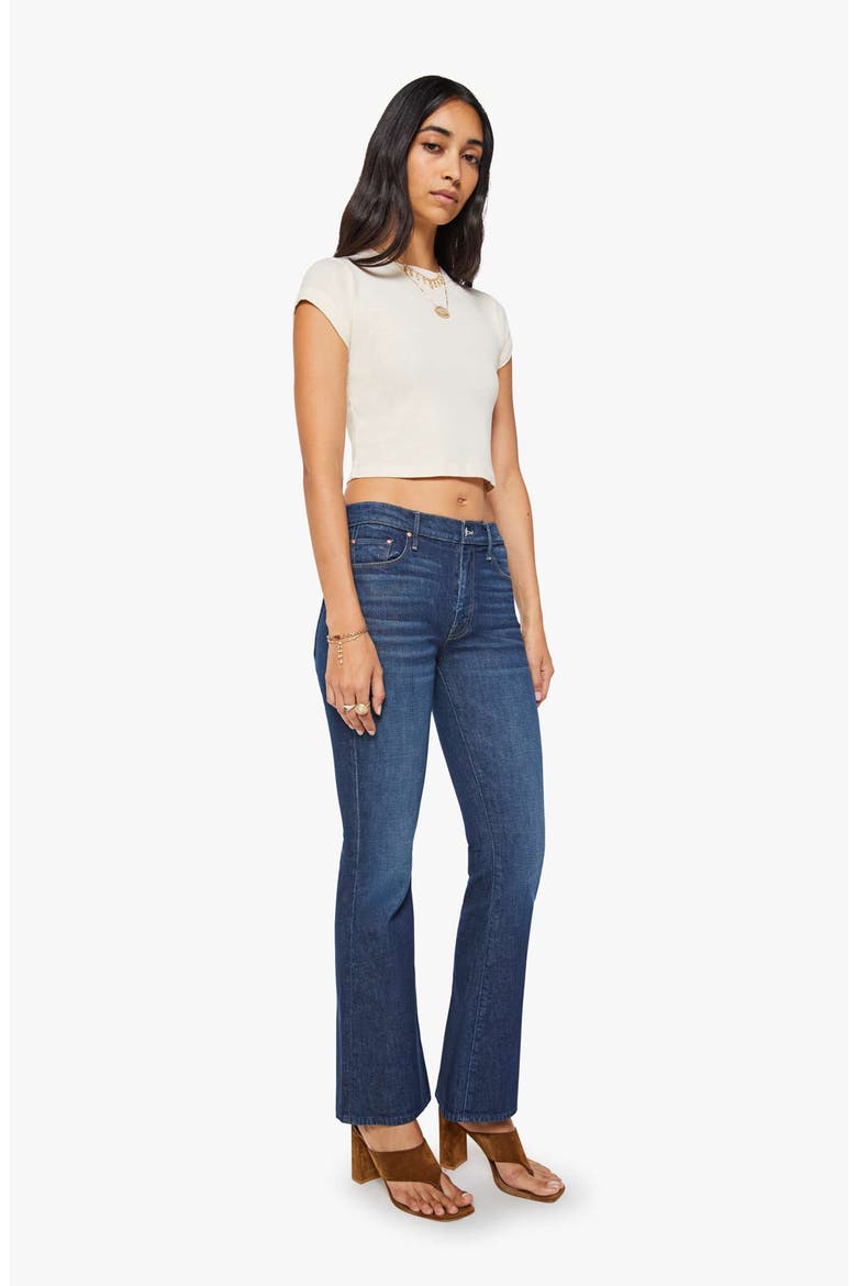 The Weekend High Waist Stretch Denim Bootcut Jeans, Alternate, color, KICKS AND RIFFS