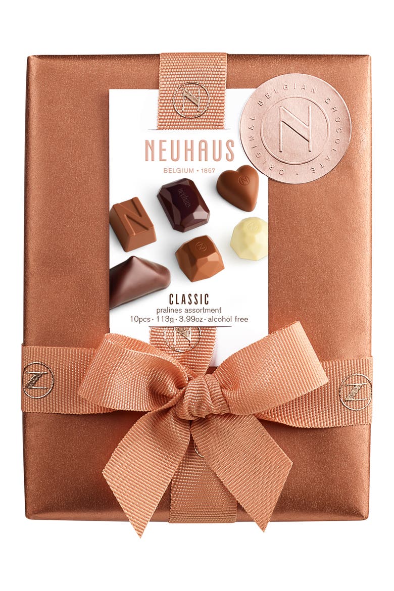 10-Piece Classic Assorted Pralines, Main, color, NONE