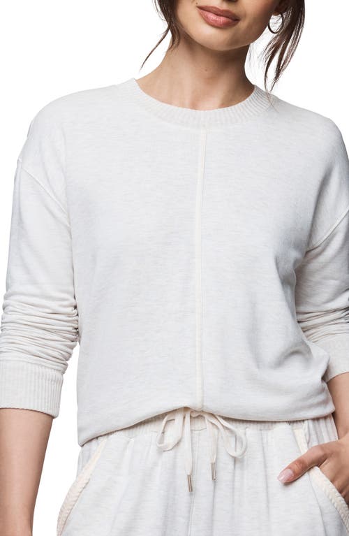 Splendid Supersoft Trim Sweatshirt In Neutral