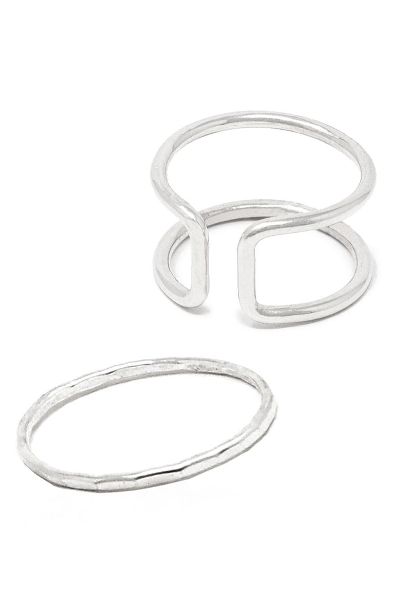 ABLE Set ot 2 Cuff Ring & Stacker Stacking Ring, Main, color,