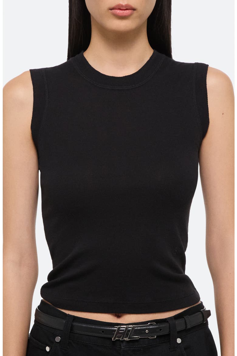 Muscle Cotton & Modal Baby Tank, Main, color, BLACK