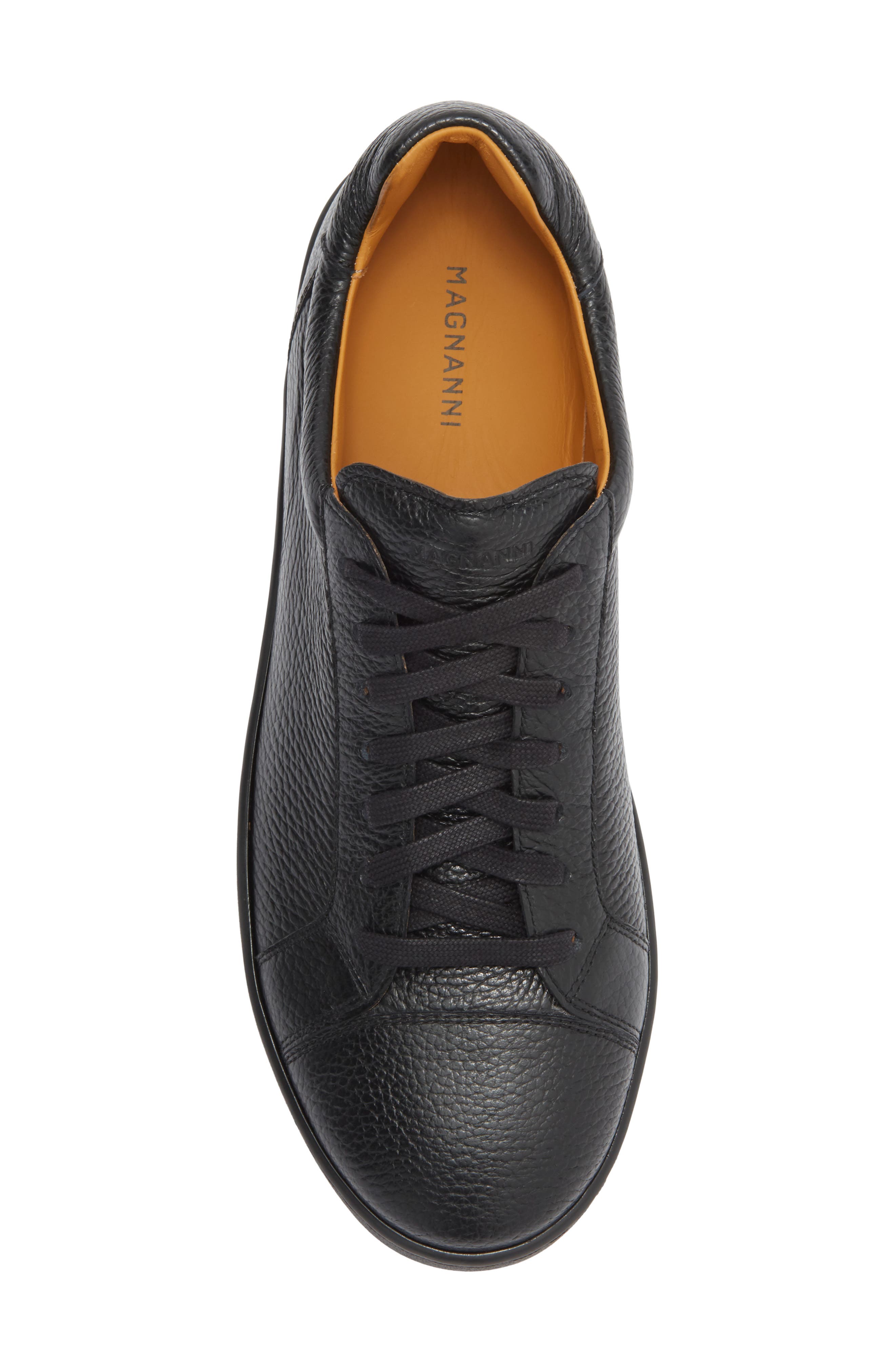 Magnanni Elonso Cap Toe Sneaker, Alternate, color, Black