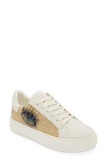Kurt Geiger London Laney Eye Sneaker In Brown