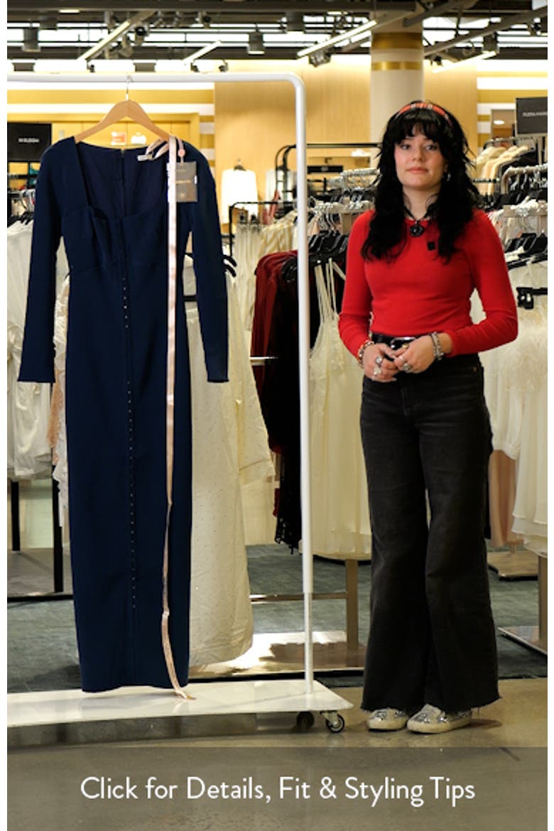 Corinthia Long Sleeve Cocktail Dress video