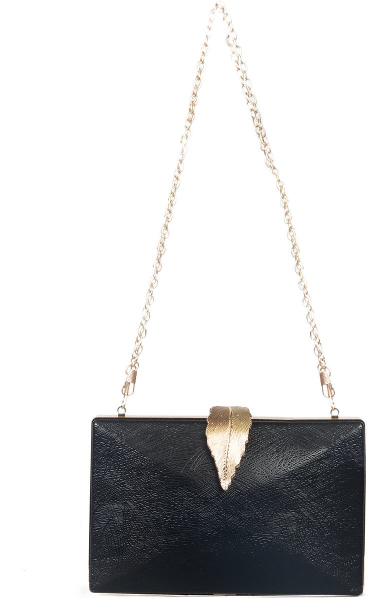 Lauren Lorraine Dori Clutch, Main, color, Black