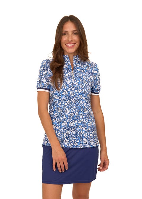Short Sleeve Collared 1/4 Zip