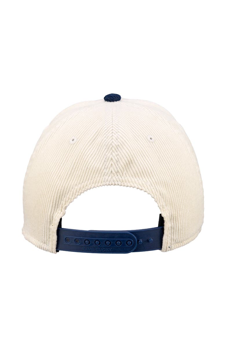 Black Clover Cord Upside Down Luck 3 Hat, Alternate, color, Navy