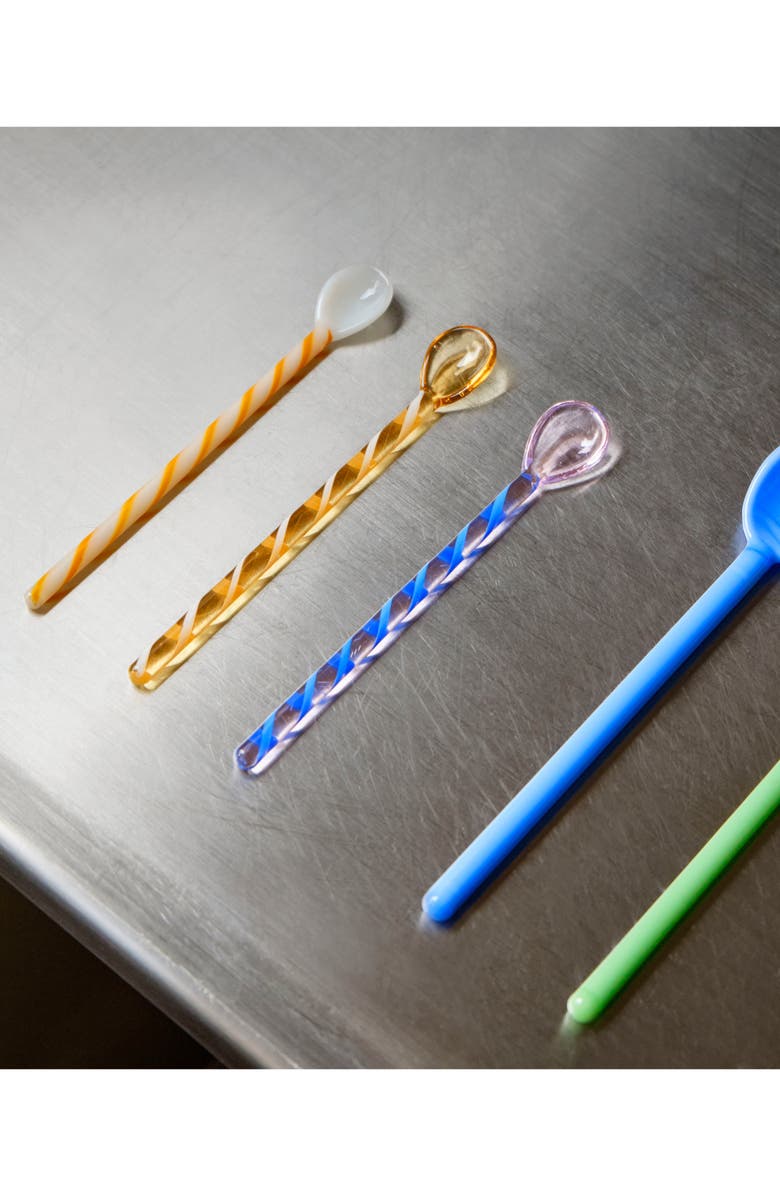 HAY Set of 3 Glass Spoons, Alternate, color,