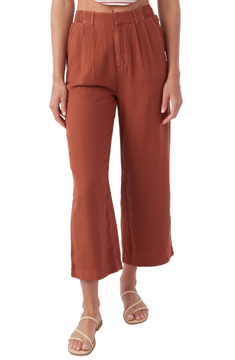 O'Neill Rowan Wide Leg Crop Pants, Main, color, 