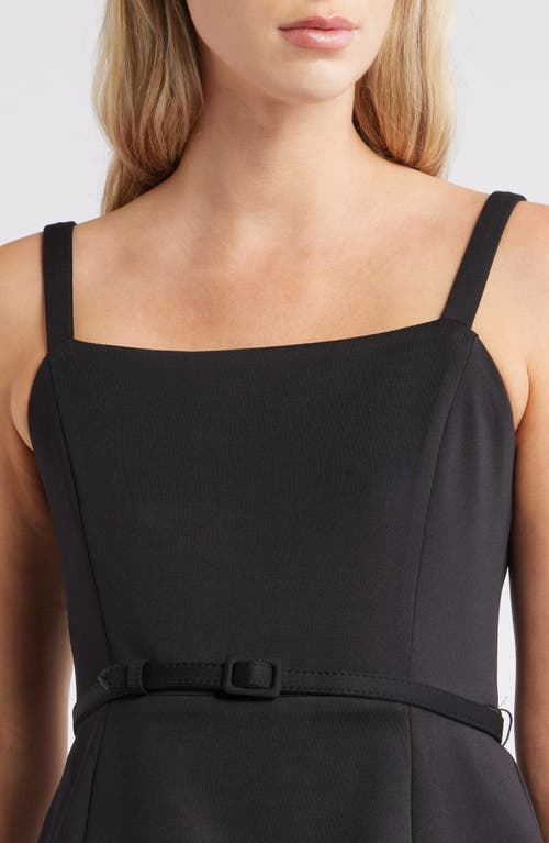 Julia Jordan Mixed Media Dress In Black