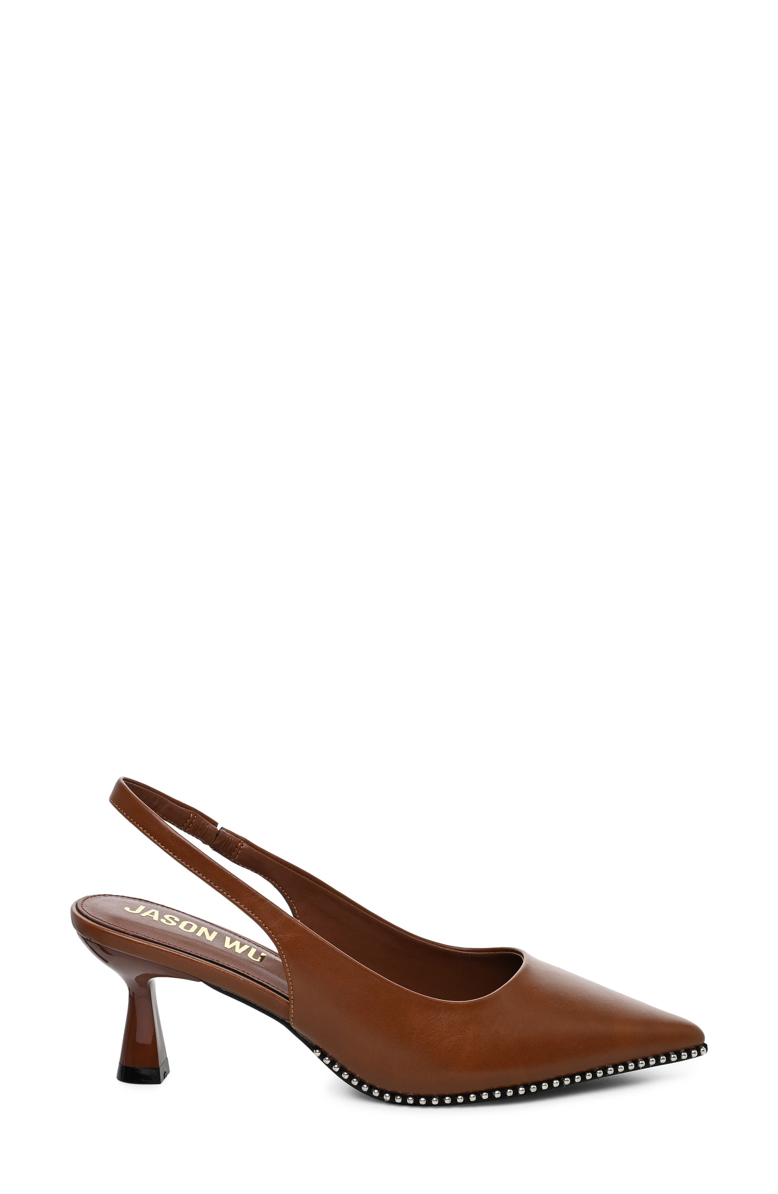 Pointed Toe Slingback Pump, Alternate, color, TAN