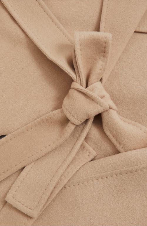 Reiss Rene Wool Blend Coat In Brown