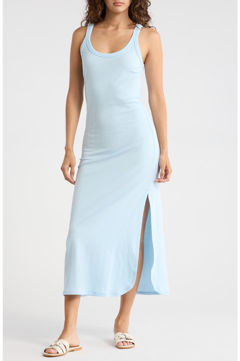 West Rib Tank Dress, Main, color, SKY