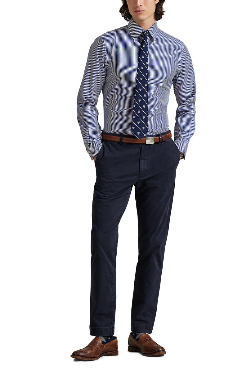 Polo Ralph Lauren Jarrett Slim Fit Sateen Pants, Alternate, color, Aviator Navy