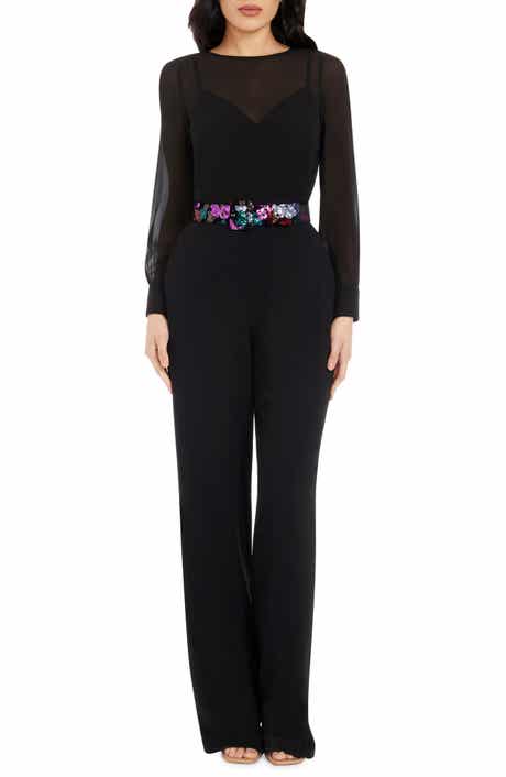 Dress the Population Pilar Belted Jumpsuit