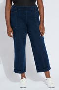 Lysse Penelope Pull-On Knit Barrel Jeans