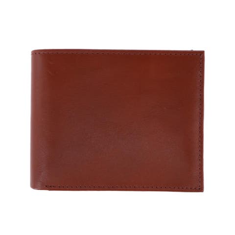 Orion Leather 8-Slot Bi-Fold Wallet with Removable ID Card Case
