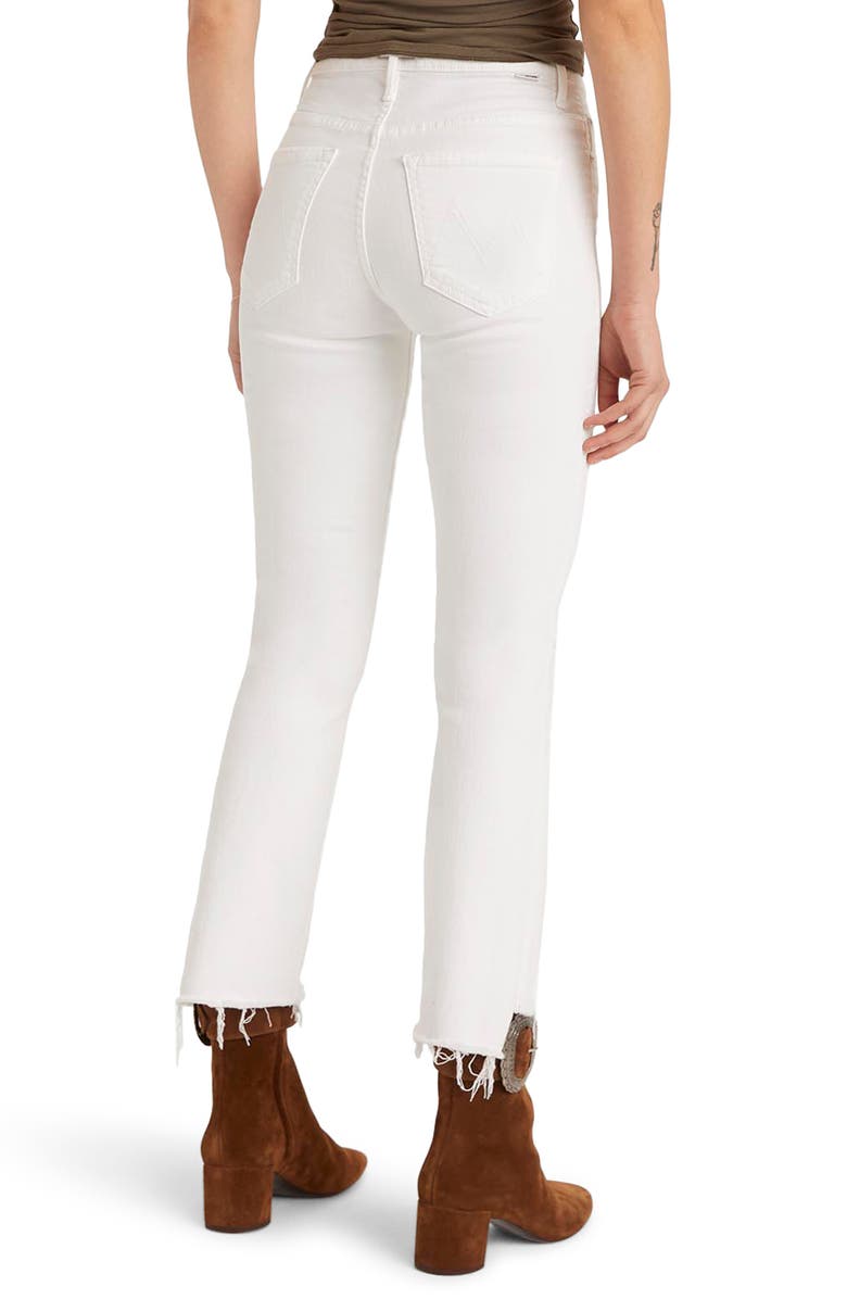 MOTHER Insider High Waist Crop Step Hem Jeans, Alternate, color, 