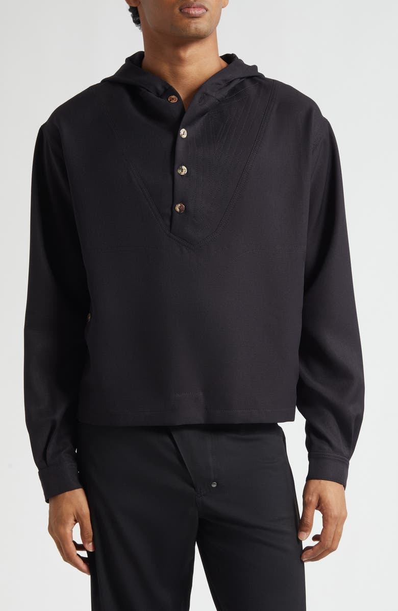 KIKO KOSTADINOV Slatina Henley Hoodie, Main, color, 