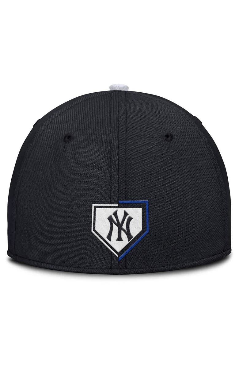 Nike Men's Nike Navy New York Yankees Primetime Rise Dri-FIT Flex Hat, Alternate, color, Navy